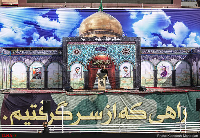 از حضور مسئولان عالی نظام در مراسم تشییع تا سلفی سپاهیان با فرزند ۲ساله شهید