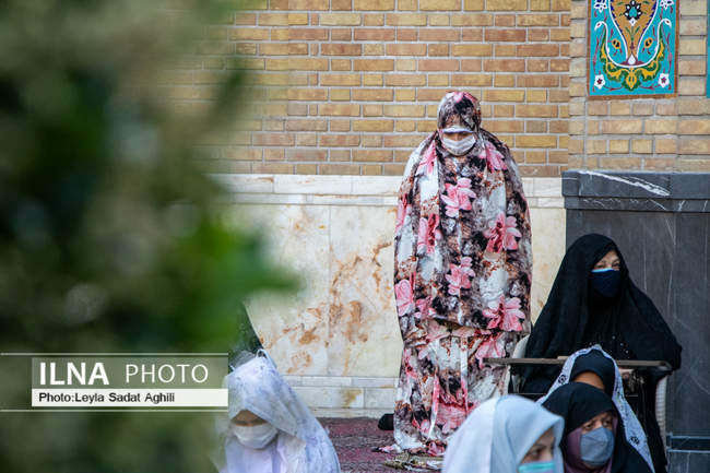 اقامه نماز عید فطر در مسجد امام حسین (ع)