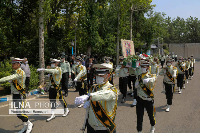 مراسم تشییع پیکر مطهر استوار یکم شهید میلاد خسروی