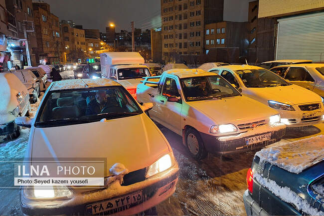 تبریز در محاصره برف