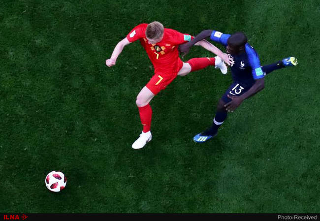 دیدار تیم های فرانسه و بلژیک