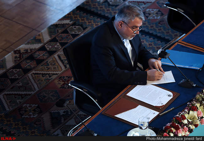 گزارش تصویری از امضای تفاهم‌نامه همکاری بین وزارت ارشاد و سازمان تا