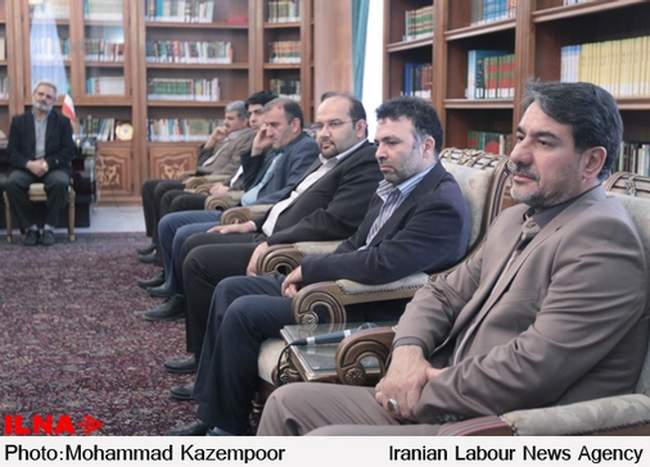 دیدار اعضای دفتر سیاسی حزب اسلامی کار با آیت الله هاشمی