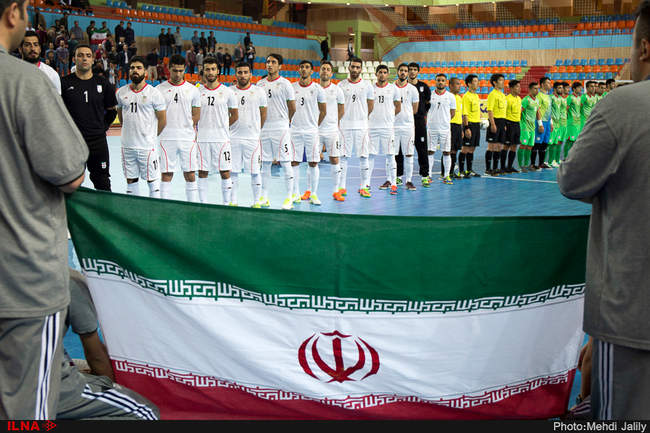 مسابقه فوتسال بین تیمهای ملی ایران و تاجیکستان-تبریز