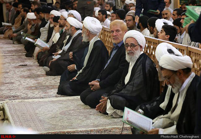 مجلس یادبود جانباختگان حادثه منا درحرم حضرت معصومه(س)