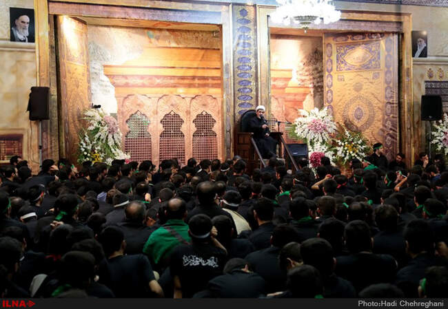 عزاداری ابااعبدالله الحسین(ع) درهیئت رزمندگان اسلام قم