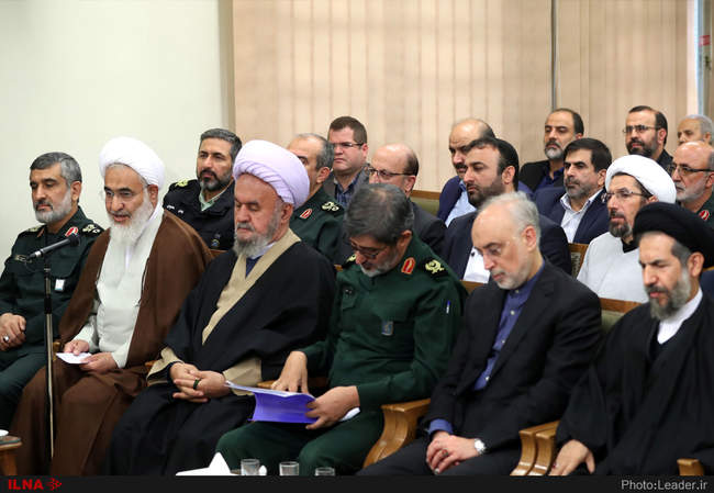 دیدار دست‌اندرکاران کنگره شهدای قزوین با رهبر معظم انقلاب