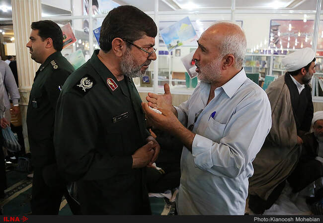 حضور مسئولان و فرماندهان نظامی در مراسم بزرگداشت شهید محسن حججی