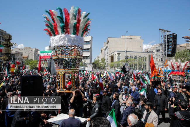 مراسم اربعین رهبر شهید انقلاب در تهران / 1