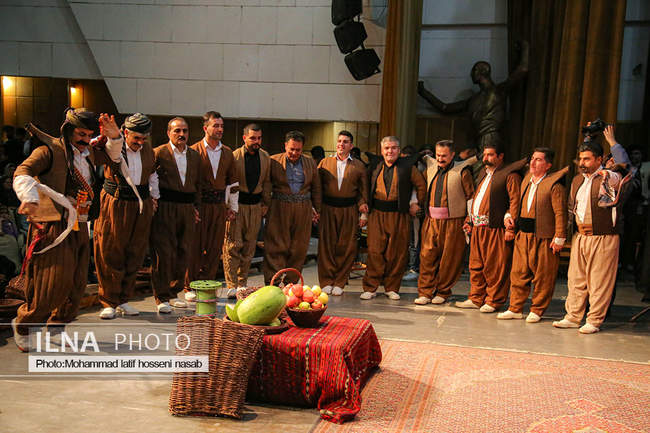 آیین شب چله اورامی ها شه ونشینی هورامیانه در سنندج 