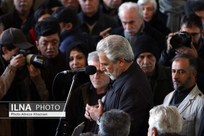 مراسم تشییع شهلا ریاحی