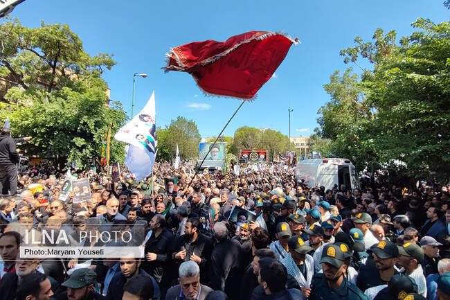 تشییع سومین امام جمعه شهید تبریز