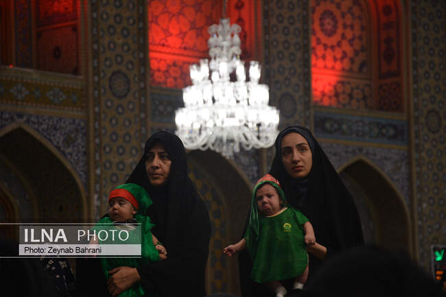مراسم شیرخوارگان حسینی در حرم امام رضا (ع)