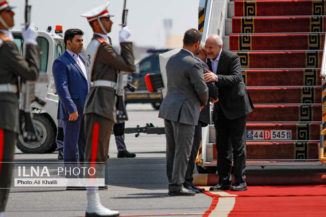 بازگشت رئیس مجلس شورای اسلامی از اجلاس بریکس