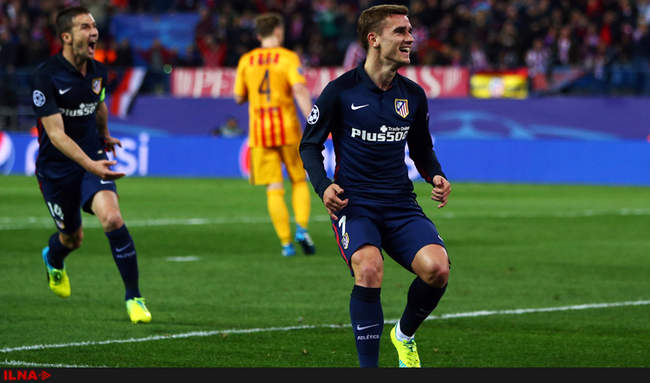 صعود اتلتیکو مادرید به نیم نهایی اروپا