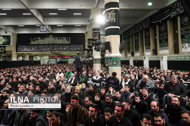 مراسم عزاداری حضرت اباعبدالله الحسین(ع) در شام غریبان با حضور مقام مع