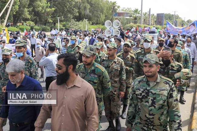 راهپیمایی روز قدس در بندرعباس