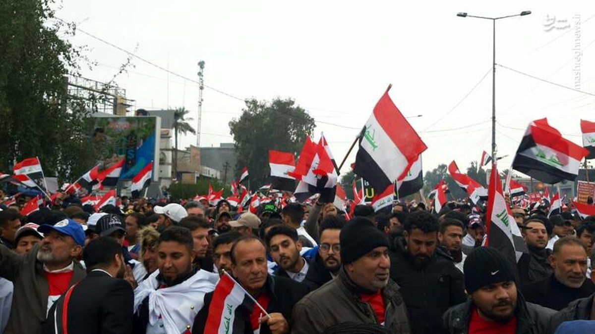 برگزاری تظاهرات مقابل کنسولگری ترکیه در بغداد