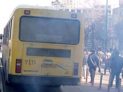 تجمع رانندگان اتوبوس شهری در  ارومیه 