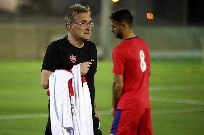 گزارش تصویری پرسپولیس پیش از بازی الاهلی