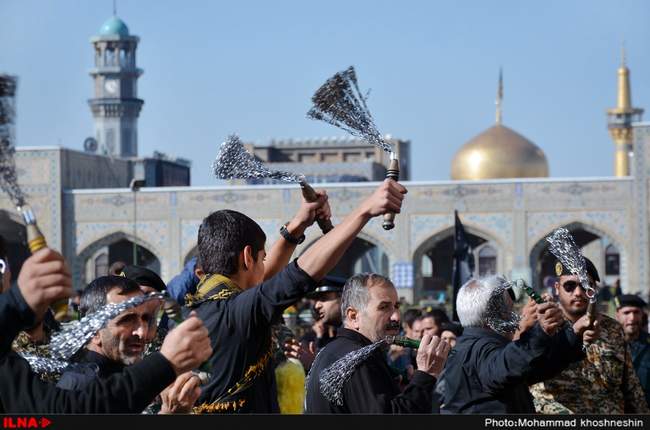 مراسم عزاداری شهادت امام رضا (ع) در مشهد مقدس