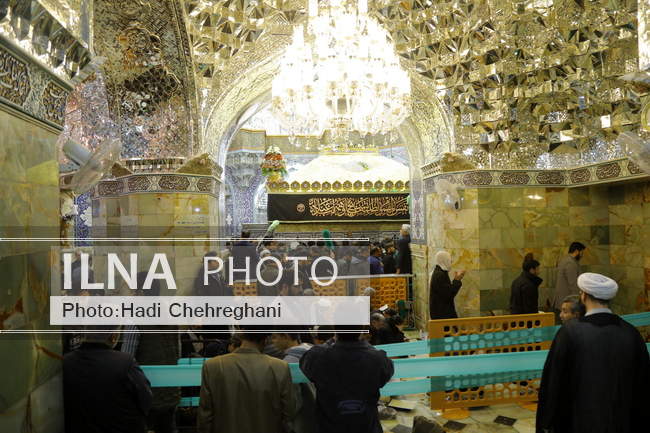 احیای شب بیست و سوم رمضان در حرم حضرت معصومه ( ع ) 