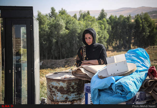 تصاویر روستای قره بلاغ اعظم در چهارمین روز پس از زلزله