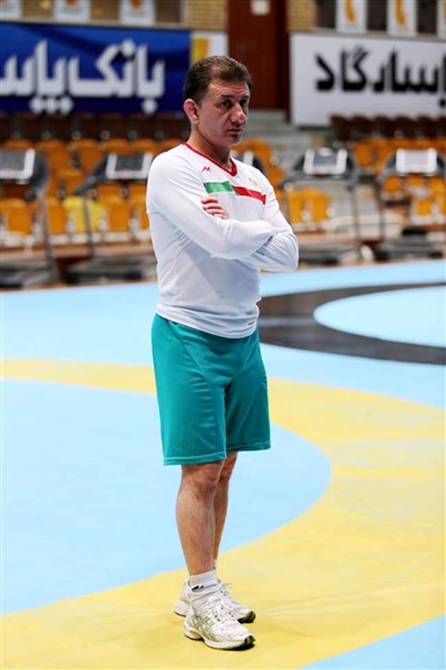 گزارش تصویری تمرین تیم ملی کشتی آزاد 