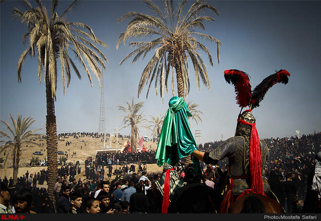 مراسم خیمه سوزان در طاقانک چهارمحال و بختیاری