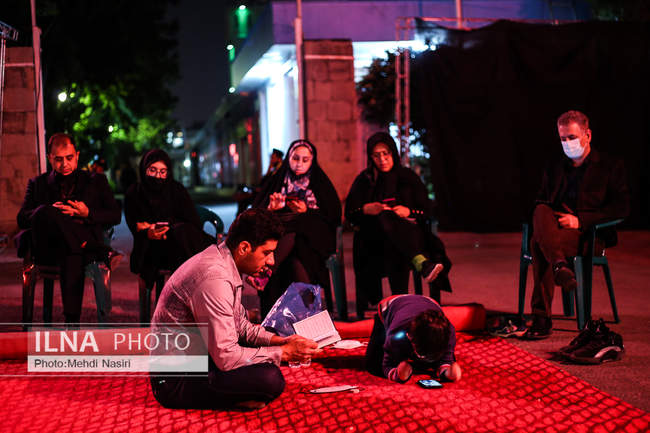 مراسم احیای شب بیست و یکم رمضان در ستاد فرماندهی انتظامی تهران بزرگ