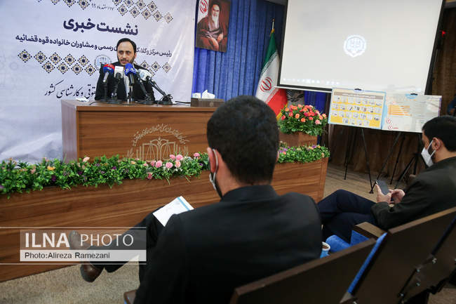 نشست خبری رئیس مرکز وکلا، کارشناسان رسمی و مشاوران خانواده قوه قضائی