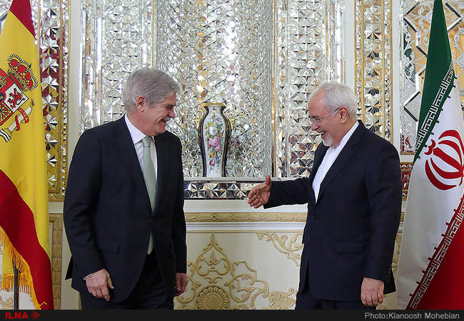 Meeting of Foreign Ministers of Iran and Spain