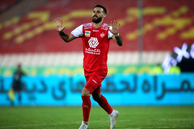 فریم به فریم با شادی احمد نوراللهی بعد از گل  دوم پرسپولیس