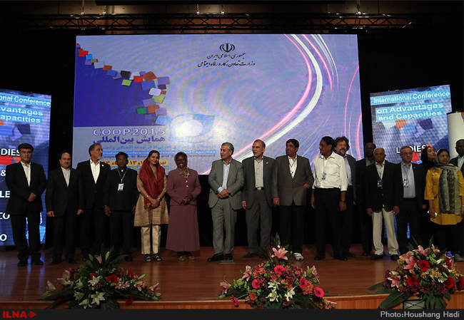 اختتامیه همایش بین المللی مزیت ها وظرفیت های تعاونی هابا حضور وزیر ک