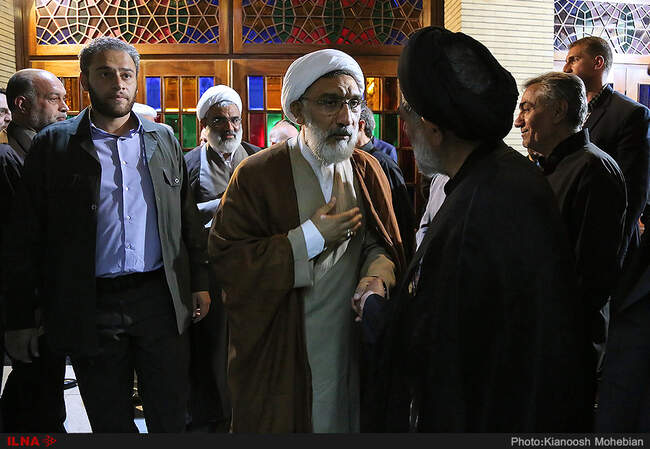 گزارش تصویری حضور شخصیت‌های سیاسی در مراسم ترحیم مادر حجت‌الاسلام محتشمی‌پور