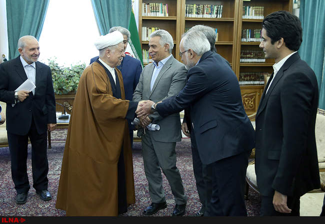 دیدار رئیس، دبیرکل و اعضای شورای سیاستگذاری کیفیت کشور با آیت‌الله هاشمی رفسنجانی