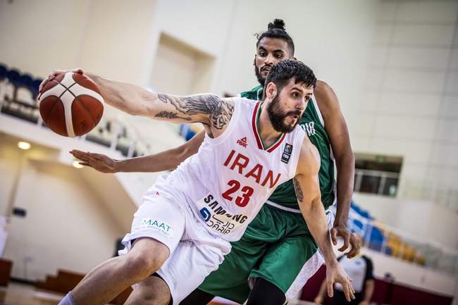 گزارش تصویری بازی تیم ملی بسکتبال ایران و عربستان