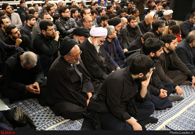 عزاداری اربعین حسینی در حضور رهبر انقلاب