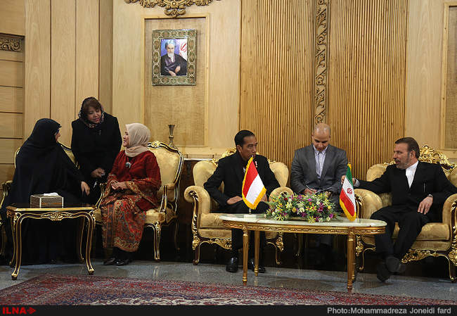 ورود جوکو ویدودو  رئیس جمهور اندونزی به تهران