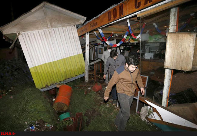 خسارات زلزله 8.3 ریشتری شیلی