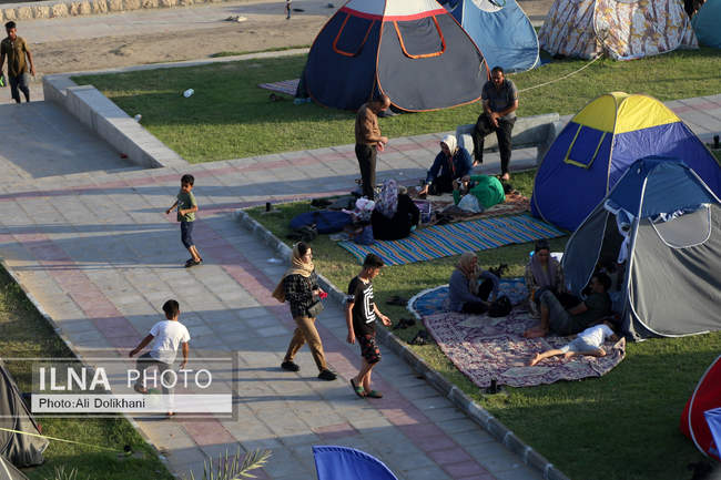 مسافران نوروزی در قشم