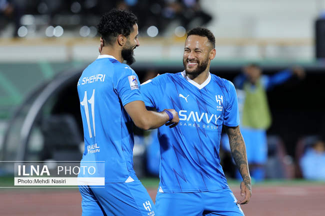 دیدار تیمهای فوتبال نساجی مازندران و الهلال عربستان