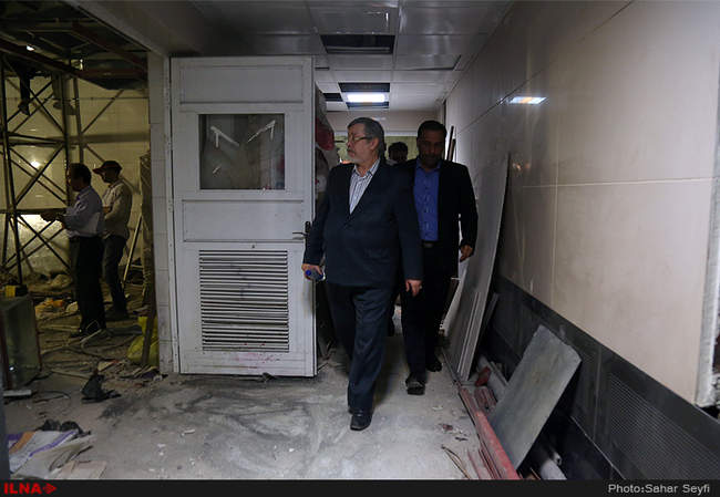 بازدید سرخو از شرکت بهره برداری مترو تهران