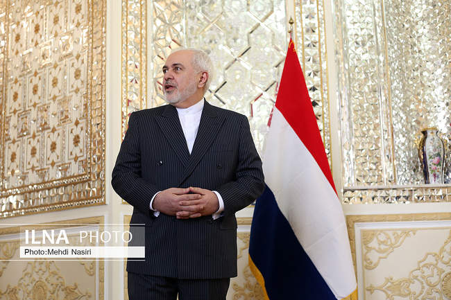 دیدار استف بلاک وزیر خارجه هلند با محمدجواد ظریف