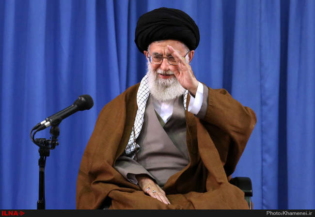 دیدار شرکت‌کنندگان در نهمین همایش ملی نخبگان فردا با رهبر انقلاب