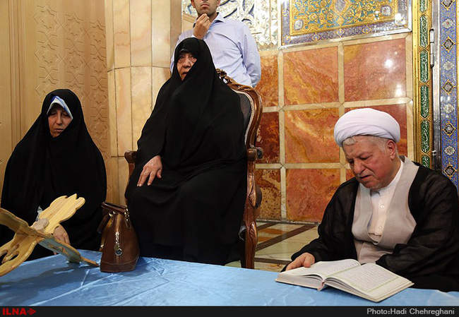 سفر آیت الله هاشمی رفسنجانی به قم