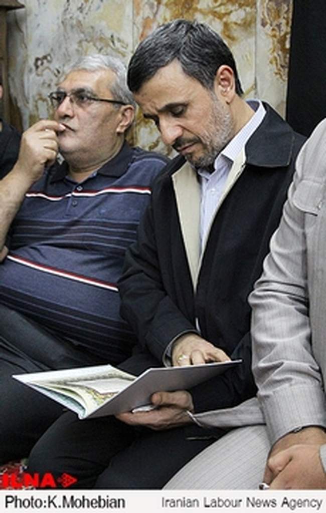 مراسم ختم پدر حیدر مصلحی وزیر اسبق اطلاعات