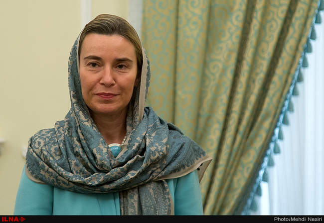 دیدار رییس سیاست خارجی اتحادیه اروپا با رییس جمهور