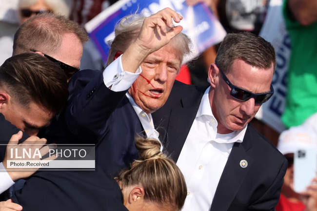 عکسهایی از لحظات ترور دونالد ترامپ