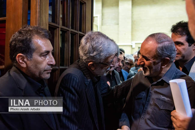 مراسم ترحیم مادر غلامعلی حداد عادل